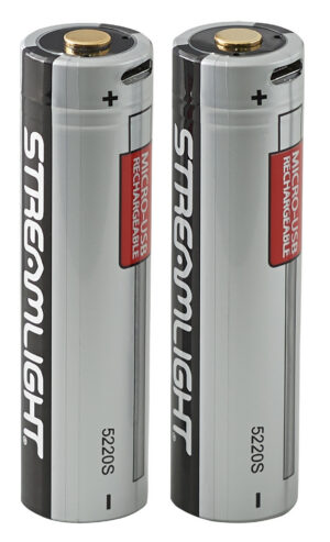 Streamlight 22102 SL-B26 Silver/Black 2,600 mAh Fits PolyTac X USB/ProTac X 90 X USB (2) Single Pack