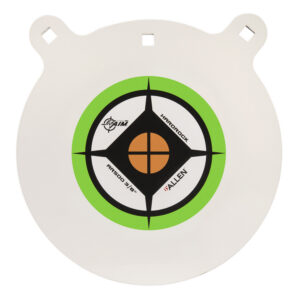 EZ-Aim 15599 Hardrock 12" AR500 Steel Gong Shooting Target .38" Thickness Black / Green / White