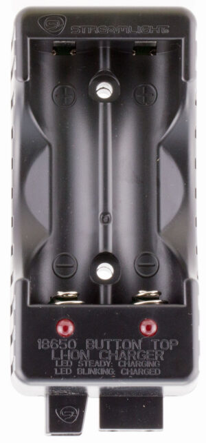 Streamlight 22100 Battery Charger Dual Channel Black 18650 Li-ion Rechargeable Battery