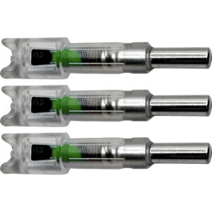 Flex Fletch LIT Lighted Crossbow Nocks .300 Green 3 pk.