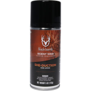 Buck Bomb Scent Web Foam Spray She Duction Doe Urine