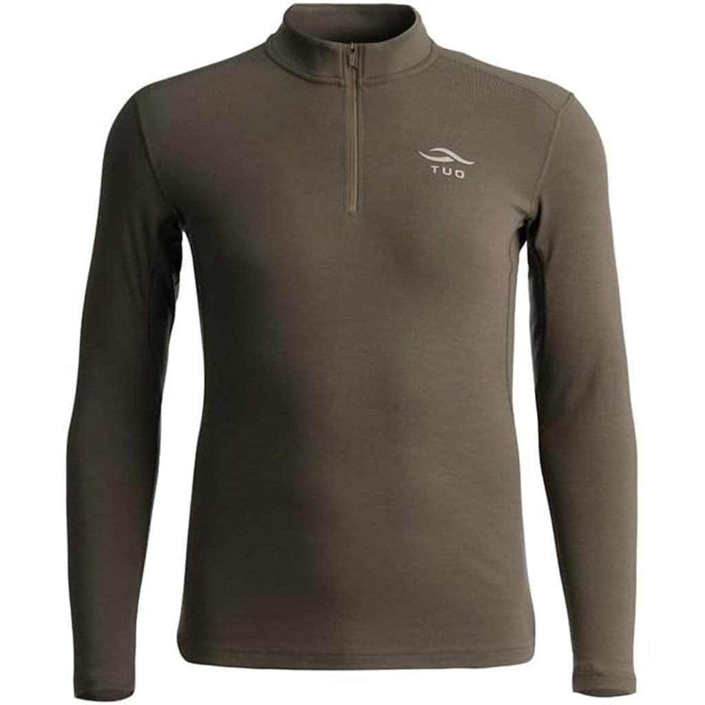 TUO Kinetic Merino 250 1/4 Zip Shirt Deadfall Small - Image 3