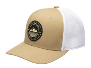 BRN CAP SOUTH SLOPE SNAP BK TAN/WHT