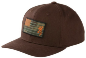 BRN CAP WOODLAND FLAG BROWN