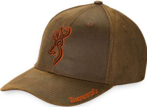 BRN BM CAP RHINO BROWN/ORG LOGO