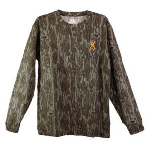 BRN TEE LS WASATCH MOBL SMALL