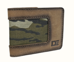 DE BI-FOLD WALLET CAMO/LEATHER
