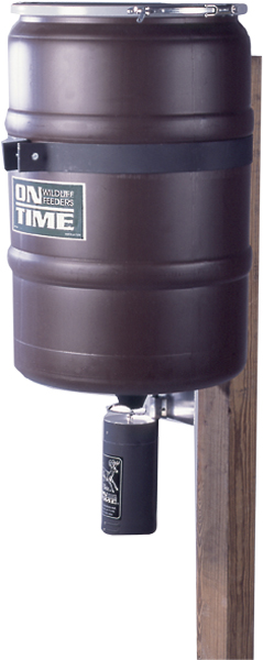 ONTIME SOLAR FISH FEEDER w/BARREL